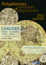 choeur de l'horloge en concert